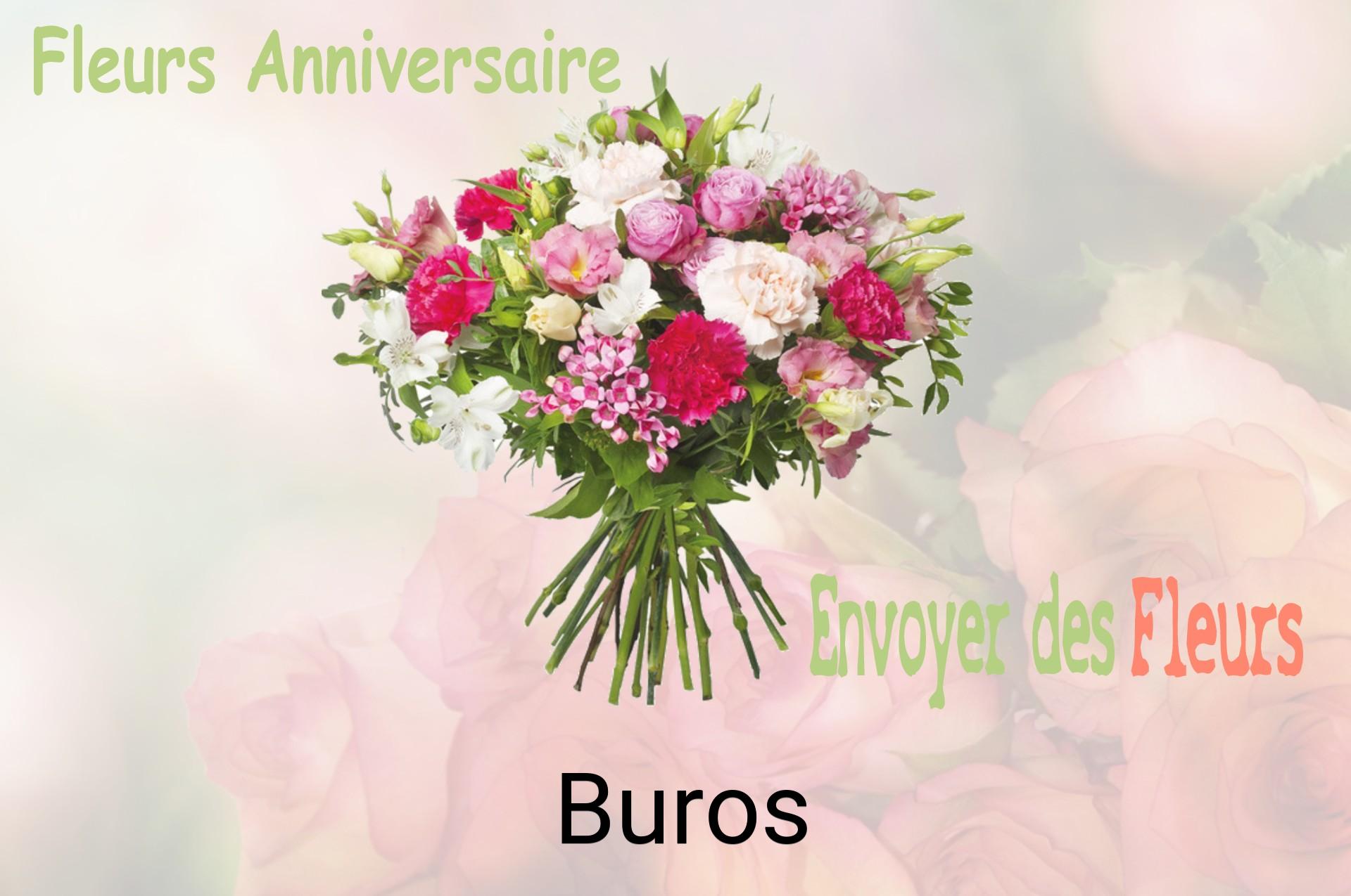 Bouquet de fleurs d’anniversaire livré à Buros